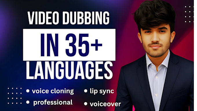 do ai video dubbing ,voiceover and lip sync with cloned voice