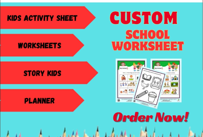 create custom kindergarten worksheets