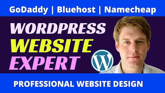 build godaddy, hostingator, namecheap wordpress website
