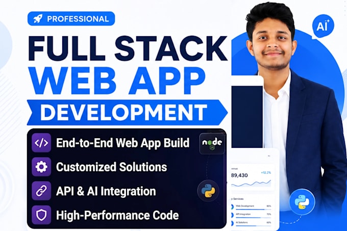 build do custom full stack web app with ai integration
