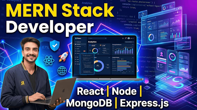 create  a high quality react js website as a mern stack developer
