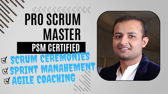be your scrum master