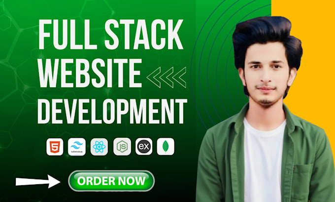 do full stack website development as your frontend, backend mern stack developer