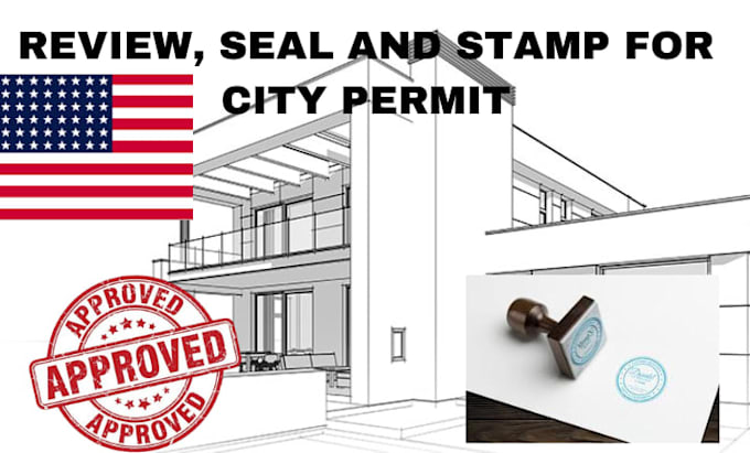 Permit Review Symbol Review and stamp your architectural and mep drawings for city permit by ...