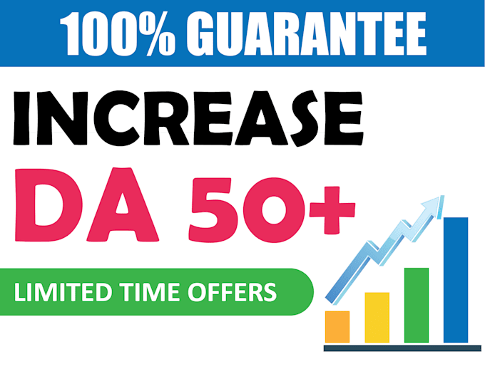increase moz da 0 to 50 plus with SEO backlinks