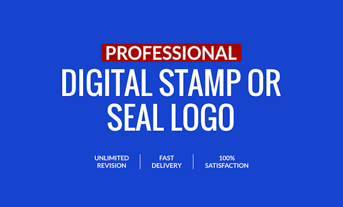 design professional embossed stamp or seal logo in 1 hr