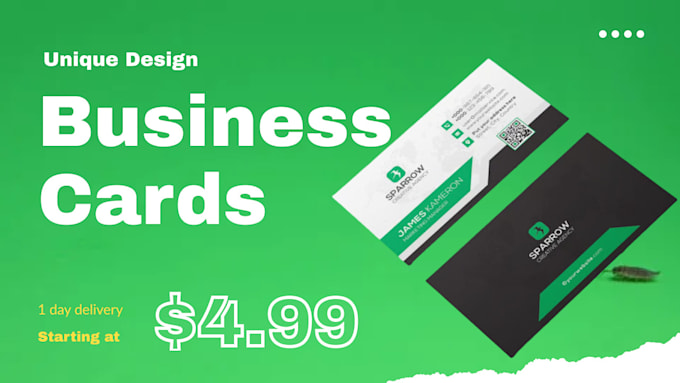 design a professional business card