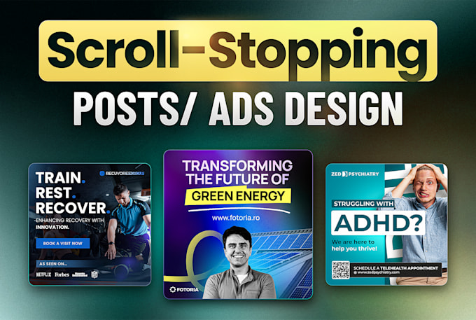 design premium instagram post, or facebook ad creative image