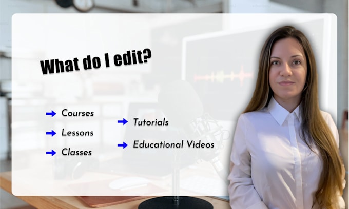 edit videos for online courses, tutorials, and lessons
