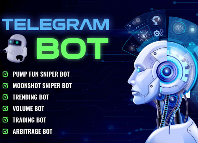 develop telegram bot, crypto trading bot, solana volume bot, solana trading bot