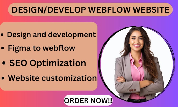 design or develop webflow website 3d animation figma to webflow