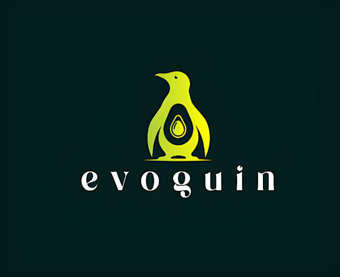 design a professional modern penguin logo