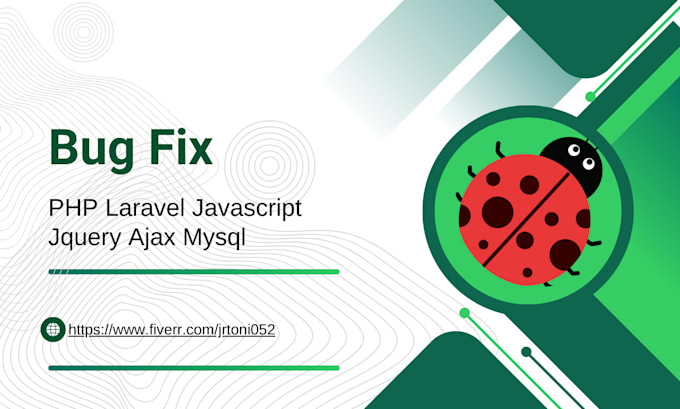 fix bugs in your PHP laravel javascript jquery ajax mysql