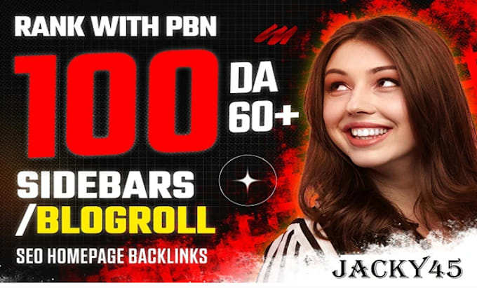 100 sidebar blogroll homepage da 50 plus permanent backlinks