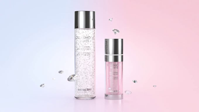 create 3d cosmetics animation 3d product animation 3d bottle design cgi