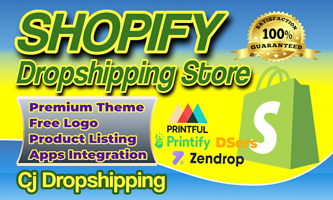 add products on shopify dropshipping store via cj dropshipping, zendrop, dsers