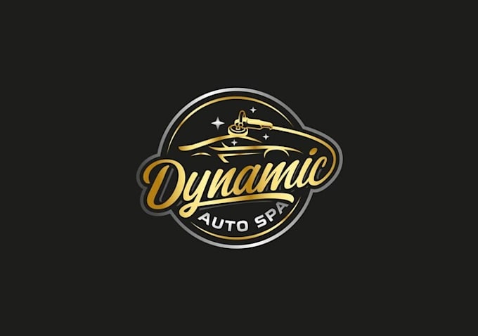 design powerful dynamic auto spa logo