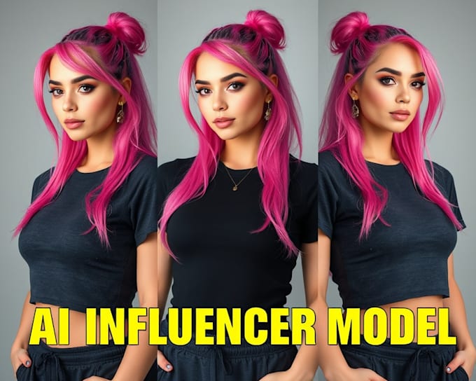 Create hyper realistic ai virtual influencer, onlyfans model face swap