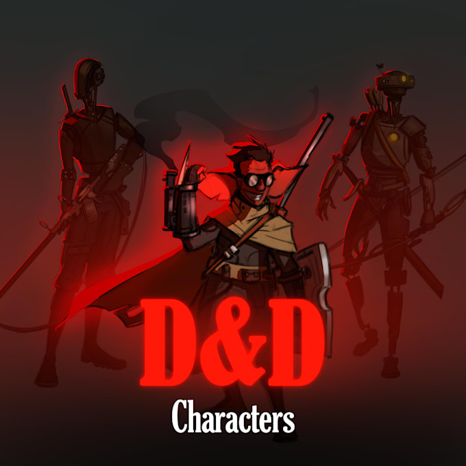 draw ttrpg character illustration for dnd
