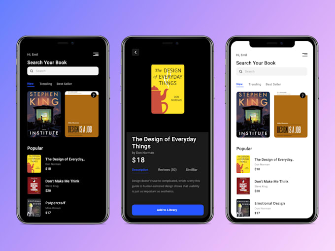 develop ai ebook reader app, ai bookstore marketplace app, ai book learning app