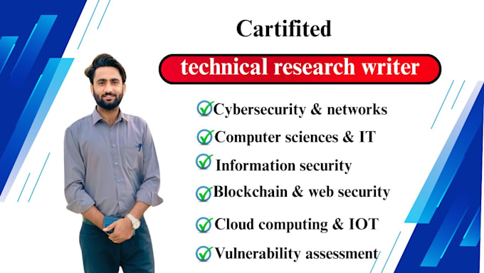do technical writing related to information technology, and cyber security