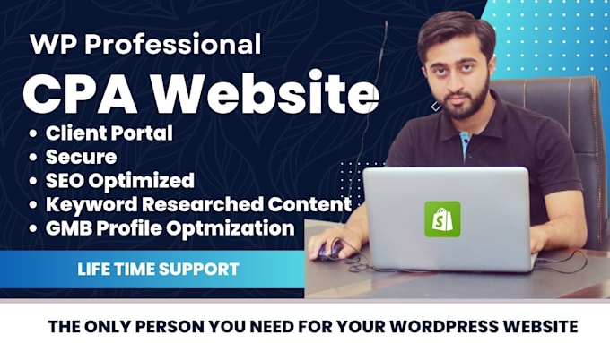 build a professional CPA website with client portal