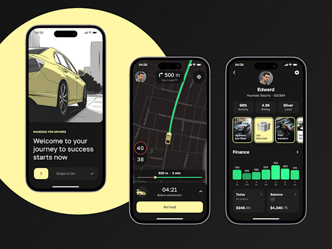 develop taxi booking app  uber clone app food delivery app restaurant ap