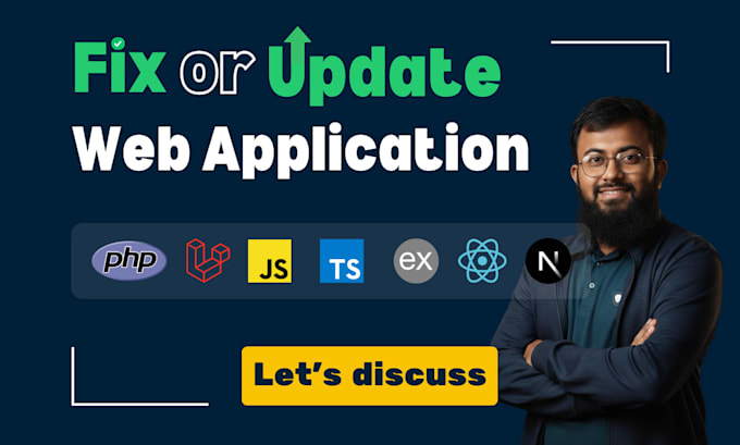 fix or update laravel, mern, and js website front end or backend bugs
