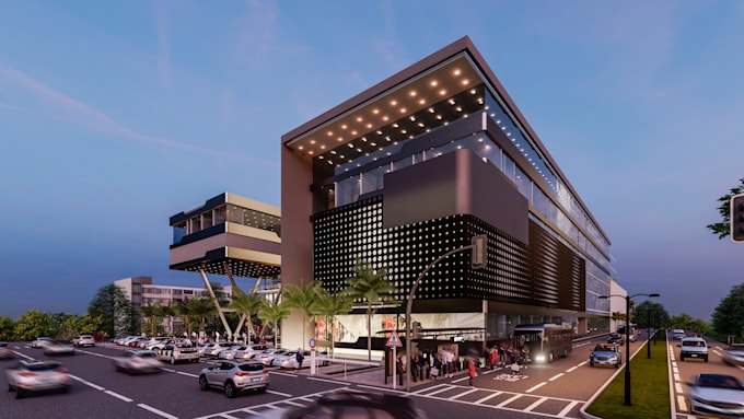 create sketchup, revit 3d model and architectural render for exterior , interior