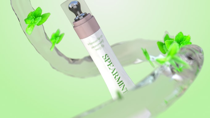 animate your food or cosmetic product in premium 3d style