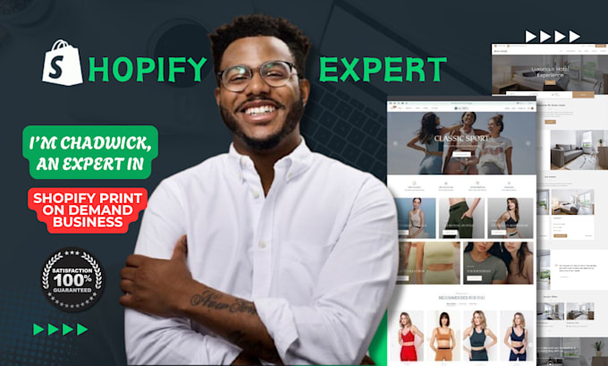 etsy shopify print on demand store redesign shopify store design print on demand