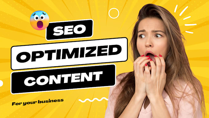 write SEO optimized b2b and b2c blogs and articles