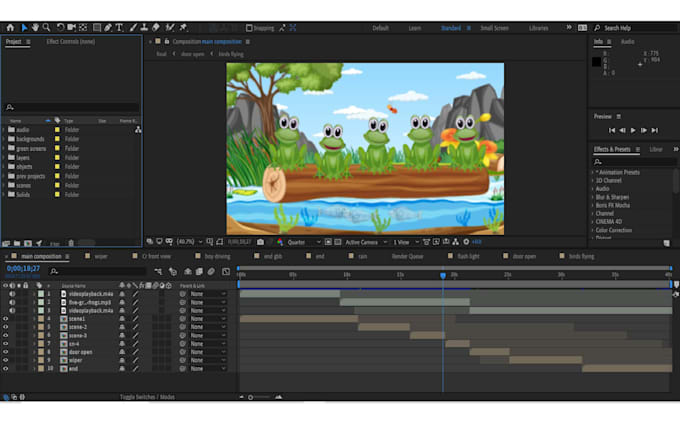 create 2d animation videos and nursery rhymes