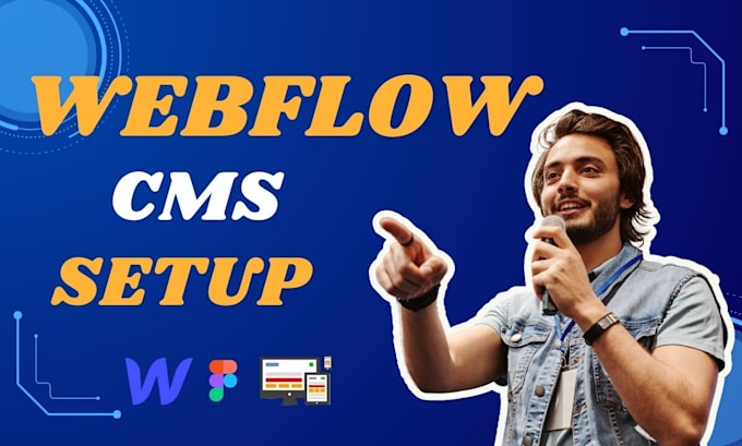 do cms setup, blog site design, webflow ecommerce design