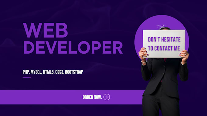 develop PHP, mysql website