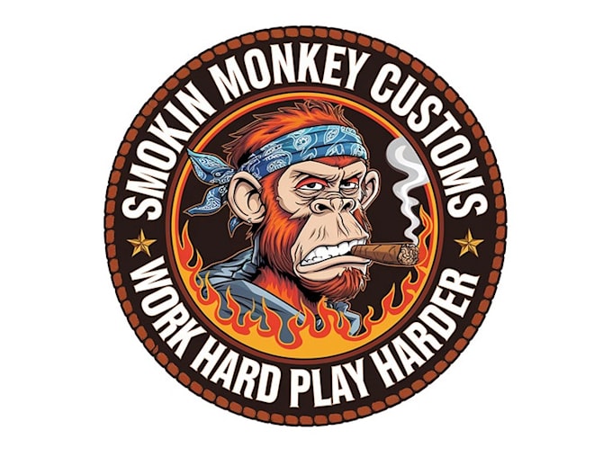 design luxury monkey logo