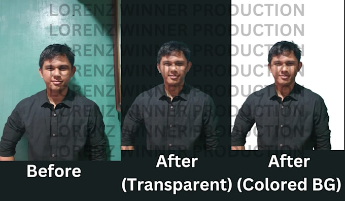 professionally remove background from image, change color