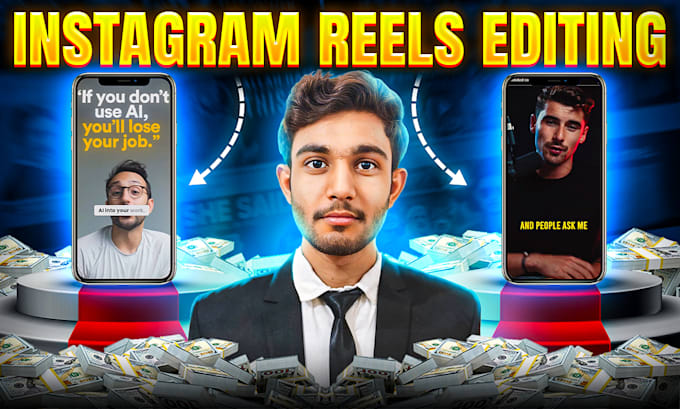 Edit viral instagram reels or youtube shorts with captions and effects ...