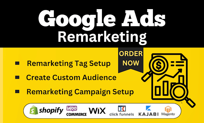 do retargeting, remarketing google ads for shopify store