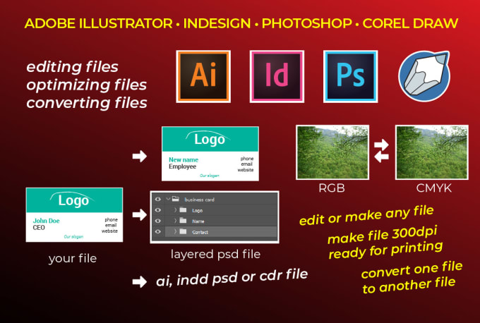 what are things photoshop is used for compared to adobe illustrator