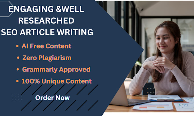 do SEO article writing and website content