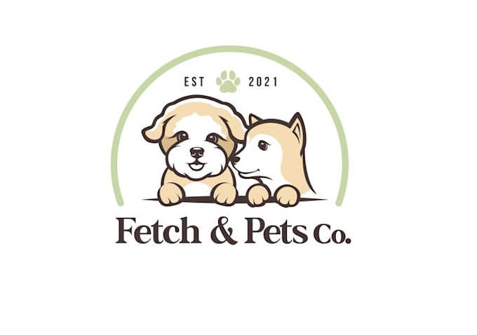 design fun creative pet brand logo