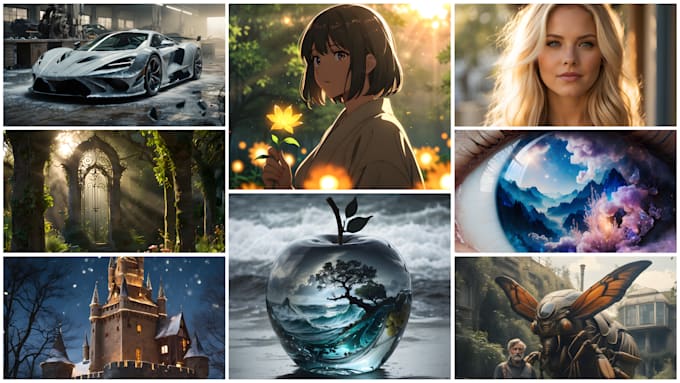 create beautiful and high quality ai pictures for you