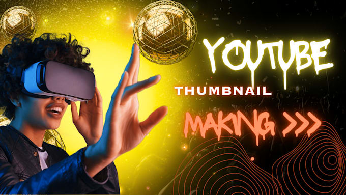 create creative you tube thumbnail within 1day