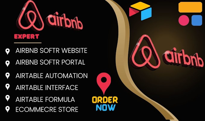 build your airbnb website, landing page, client portal with airtable and softr
