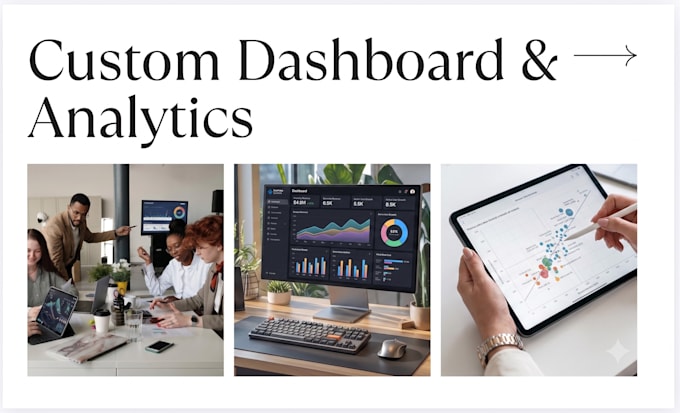 build a custom data dashboard and analytics web app