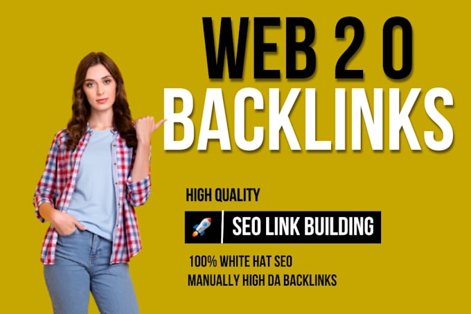 manual white hat SEO high quality web 2 0 backlinks