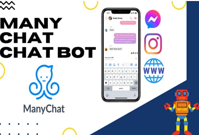develop manychat whatsapp chatbot business on dialogflow, twilio, chatgpt