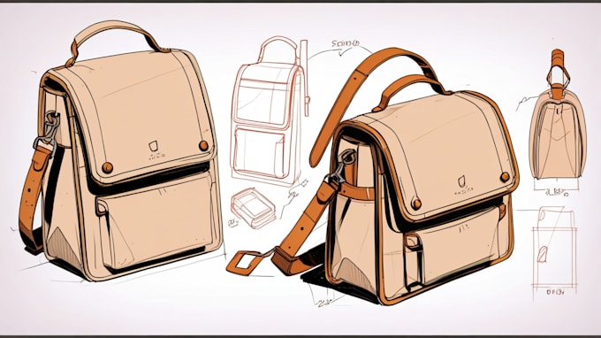 develop industrial and product design concept by sketches