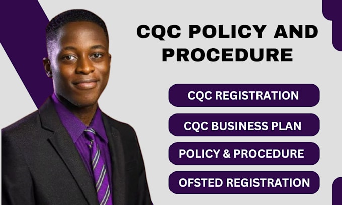 cqc registration policies and procedure business plan healthcare ofsted tender